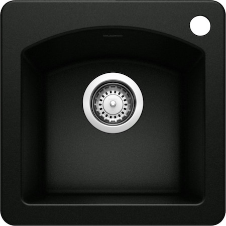 Blanco Diamond Silgranit Dual Mount Bar Sink - Coal Black 442915